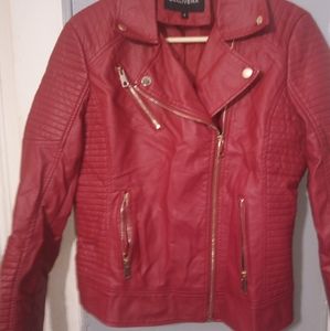 Women's fall jacket color red size s